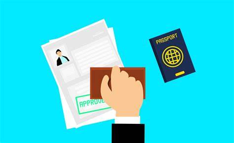 Student Visa Stock Image